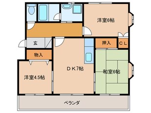 ヴューラセイホウの物件間取画像